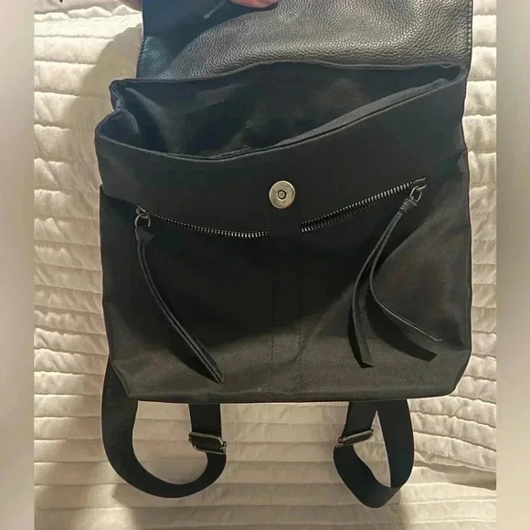 Botkier Trigger Mini Nylon Backpack New York Bag black purse women carry all - Picture 5 of 9